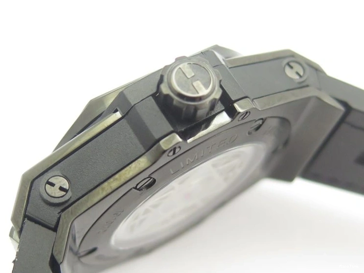 MIROTIME 0131 Youthful Pilot Chrono RG 3878 Gray Dial on Light Brown Leather Strap A 7394